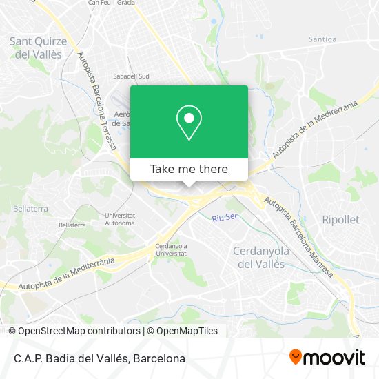 C.A.P. Badia del Vallés map