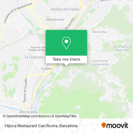 Hípica Restaurant Can Rovira map