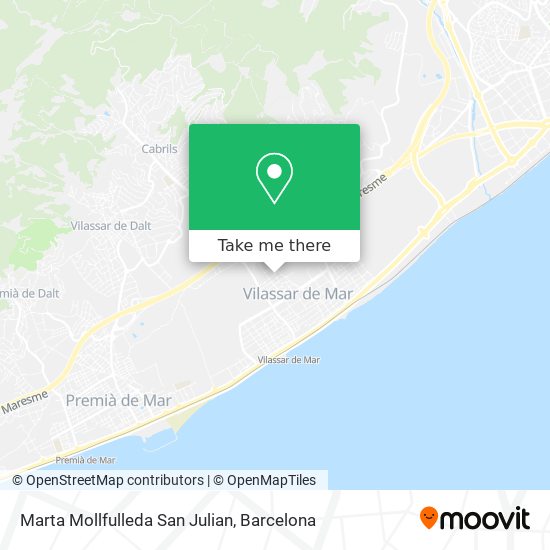 Marta Mollfulleda San Julian map