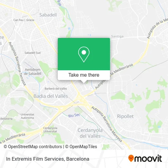 In Extremis Film Services map