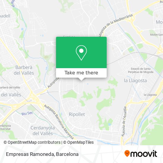 Empresas Ramoneda map