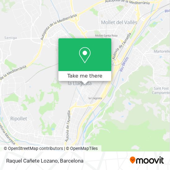 Raquel Cañete Lozano map