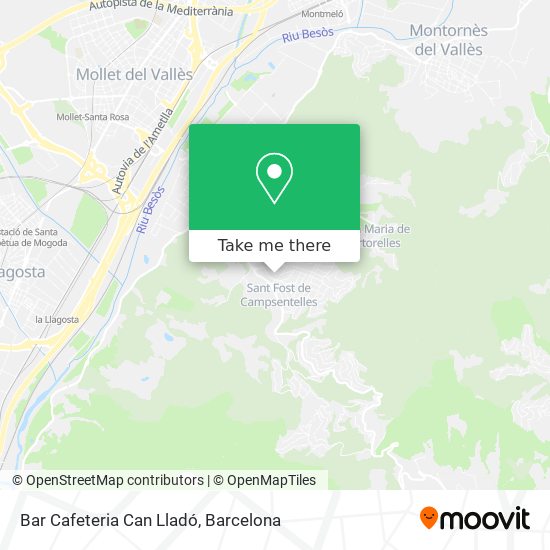 Bar Cafeteria Can Lladó map