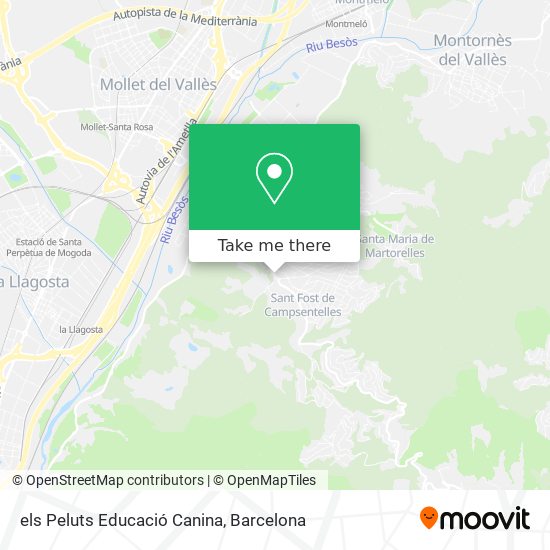 els Peluts Educació Canina map