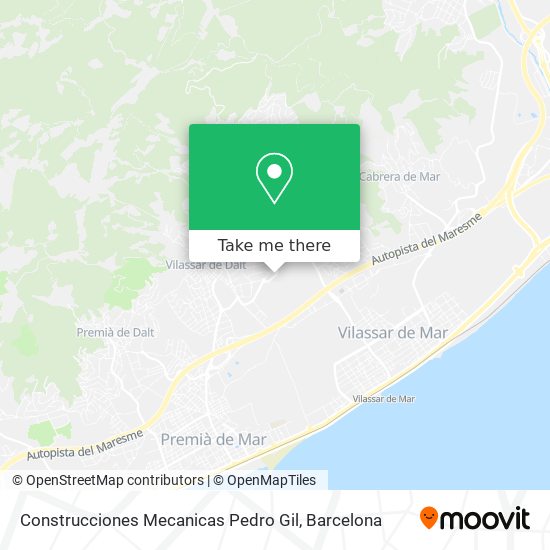 Construcciones Mecanicas Pedro Gil map