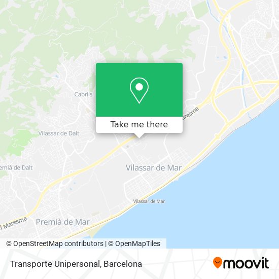 Transporte Unipersonal map