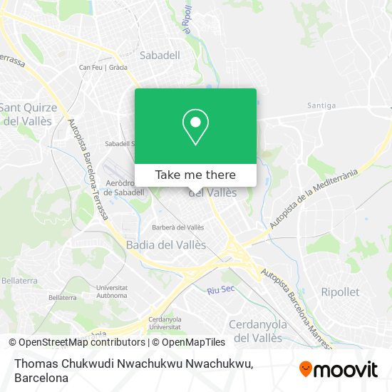 Thomas Chukwudi Nwachukwu Nwachukwu map