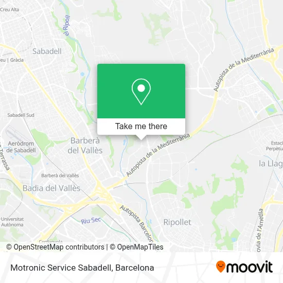Motronic Service Sabadell map
