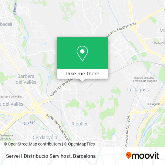 Servei I Distribucio Servihost map