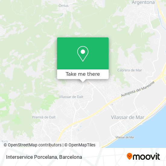 Interservice Porcelana map