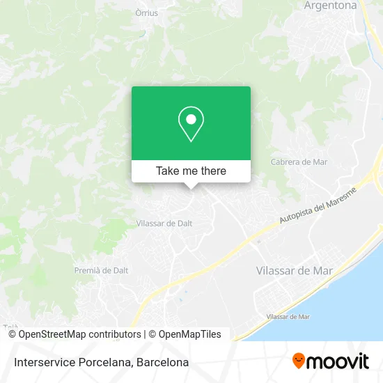 Interservice Porcelana map