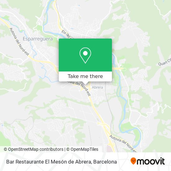 Bar Restaurante El Mesón de Abrera map