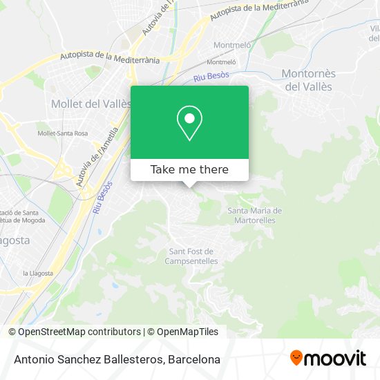 Antonio Sanchez Ballesteros map