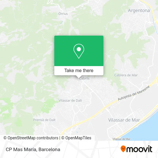CP Mas María map