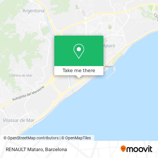 RENAULT Mataro map