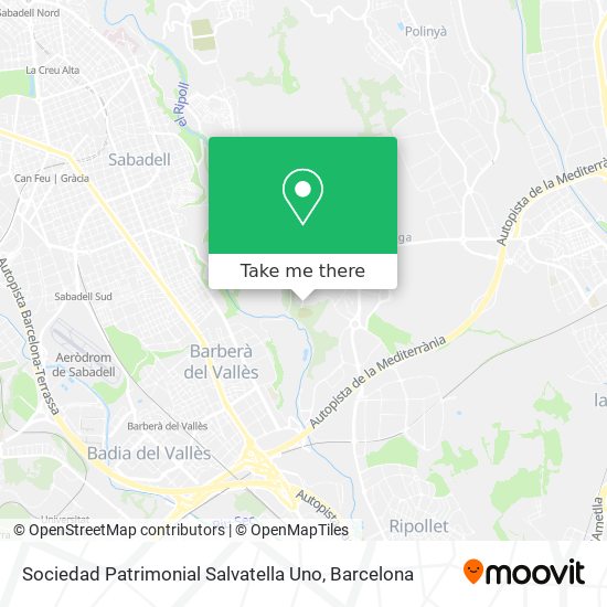 Sociedad Patrimonial Salvatella Uno map
