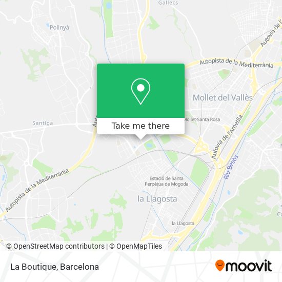 mapa La Boutique