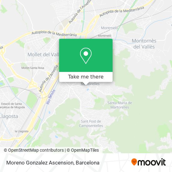 Moreno Gonzalez Ascension map