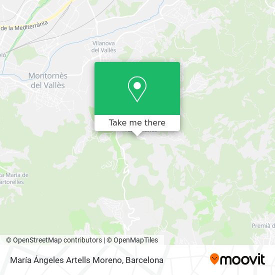 María Ángeles Artells Moreno map