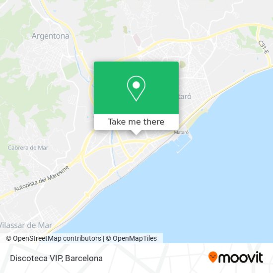 Discoteca VIP map