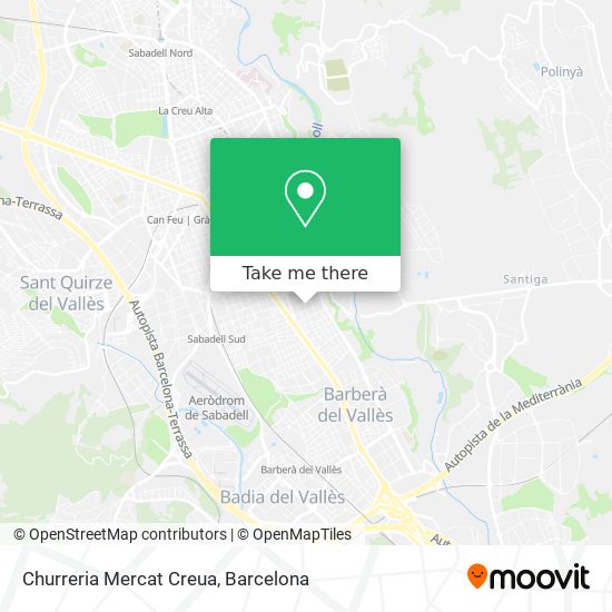 Churreria Mercat Creua map