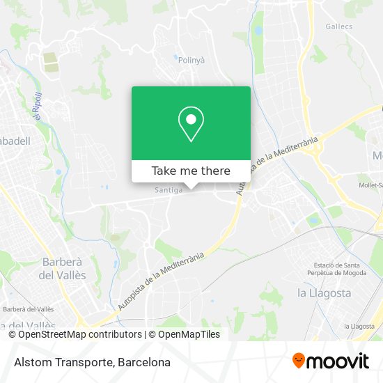 Alstom Transporte map