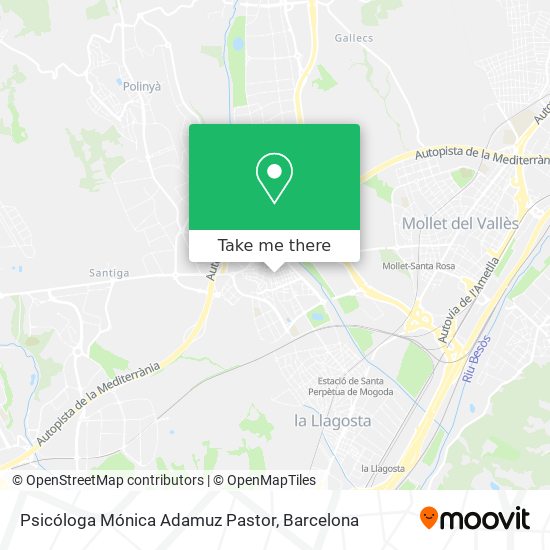 Psicóloga Mónica Adamuz Pastor map