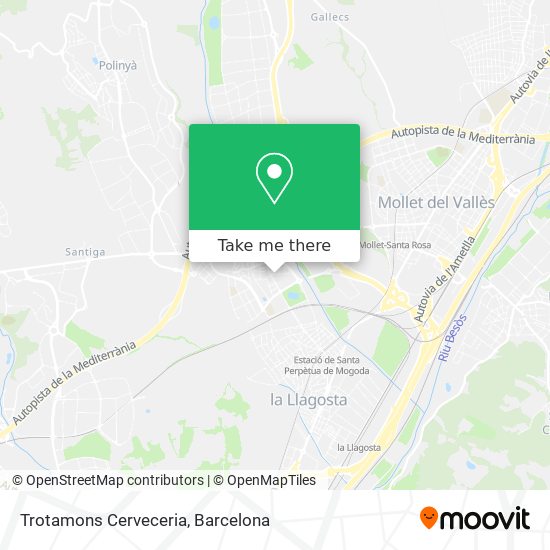 Trotamons Cerveceria map