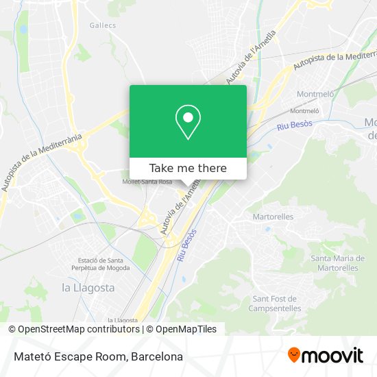 Matetó Escape Room map