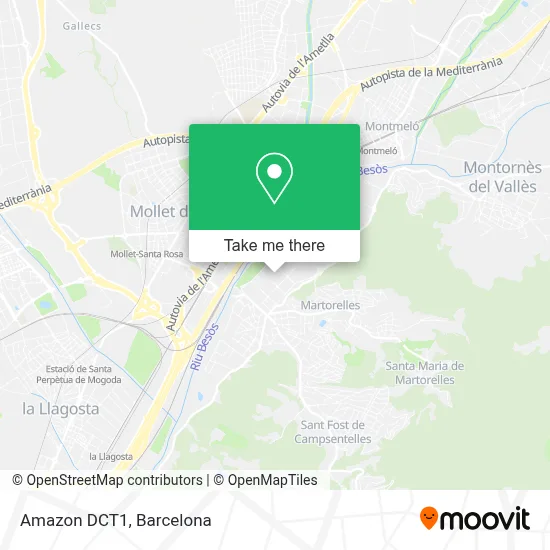 Amazon DCT1 map