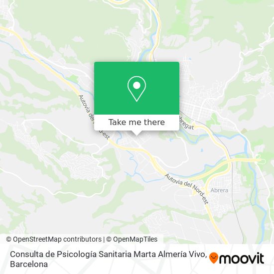 Consulta de Psicología Sanitaria Marta Almería Vivo map