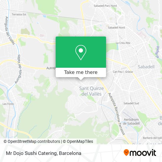 Mr Dojo Sushi Catering map
