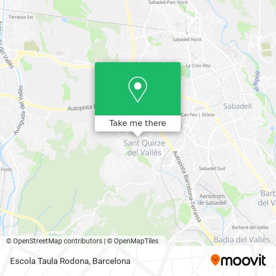 Escola Taula Rodona map