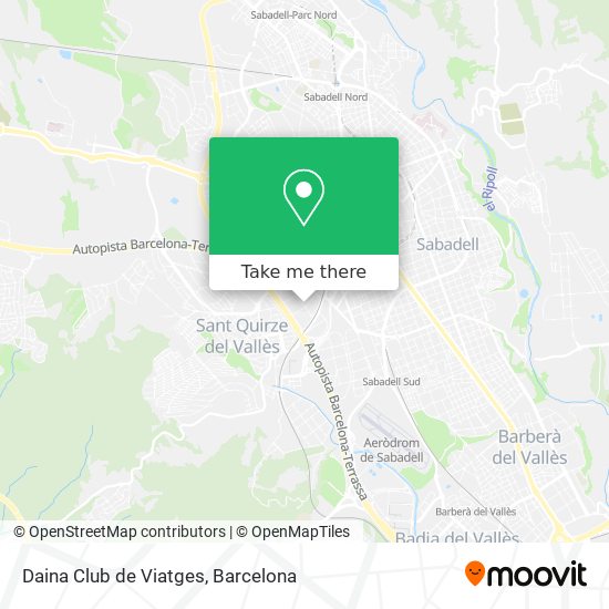 Daina Club de Viatges map