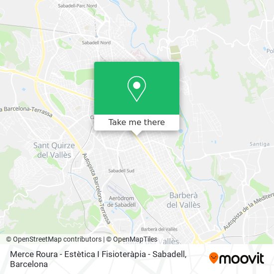 Merce Roura - Estètica I Fisioteràpia - Sabadell map