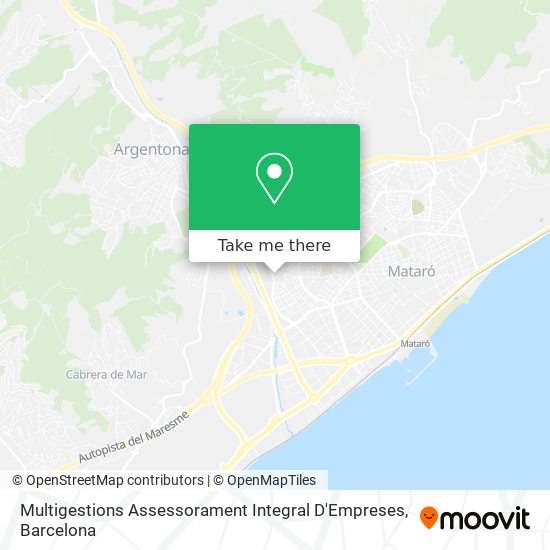 mapa Multigestions Assessorament Integral D'Empreses