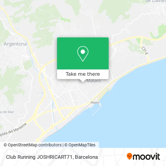 Club Running JOSHRICART71 map