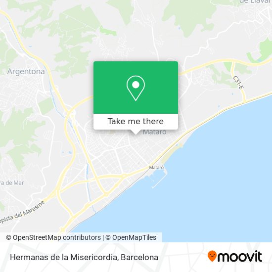 Hermanas de la Misericordia map