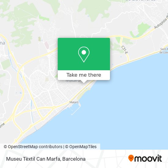 Museu Tèxtil Can Marfa map