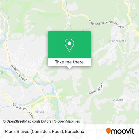 Ribes Blaves (Camí dels Pous) map