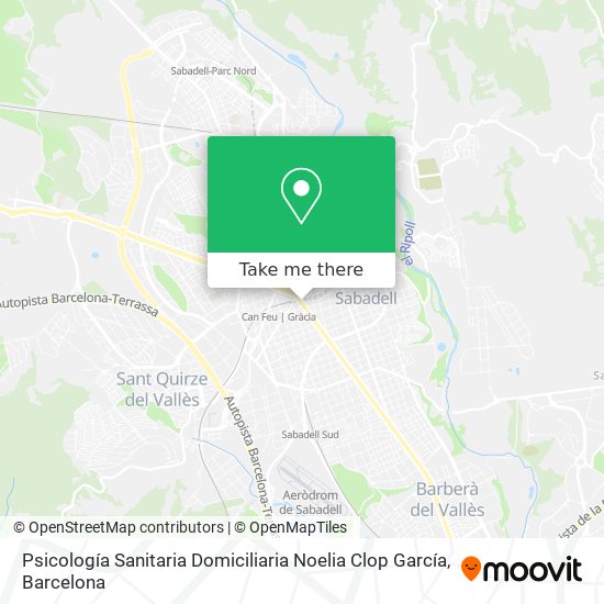 Psicología Sanitaria Domiciliaria Noelia Clop García map
