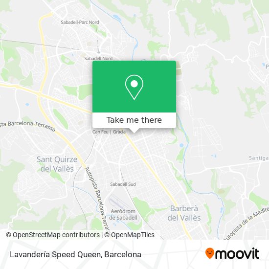Lavandería Speed Queen map