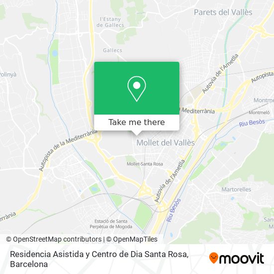 Residencia Asistida y Centro de Dia Santa Rosa map