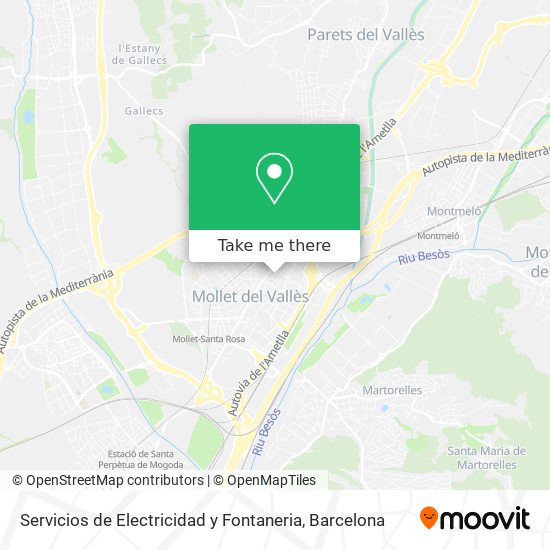 Servicios de Electricidad y Fontaneria map