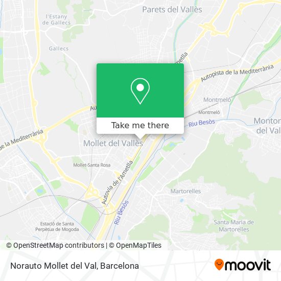 Norauto Mollet del Val map