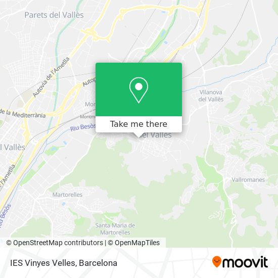 IES Vinyes Velles map