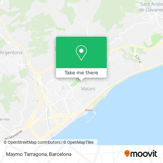 Maymo Tarragona map