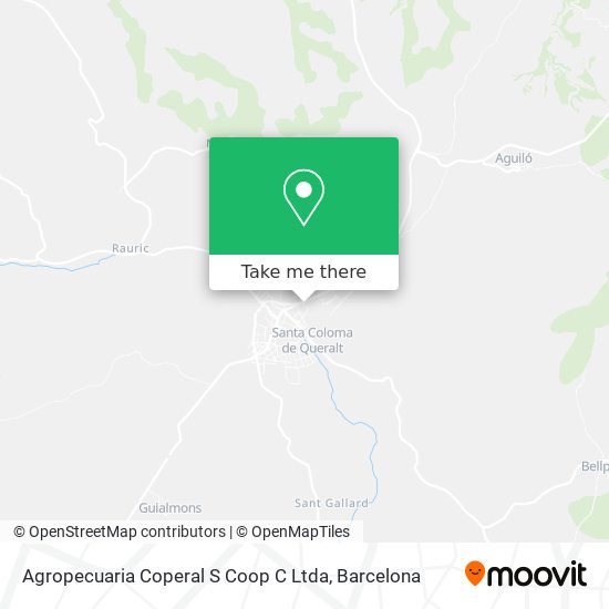 Agropecuaria Coperal S Coop C Ltda map