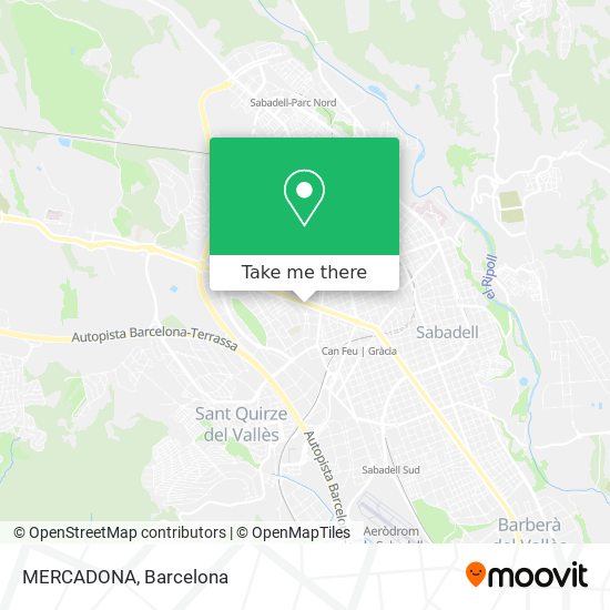 MERCADONA map