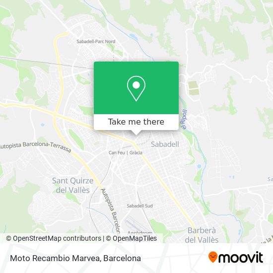 Moto Recambio Marvea map